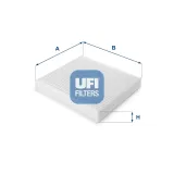 Filter, Innenraumluft UFI 53.147.00