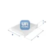 Filter, Innenraumluft UFI 53.148.00