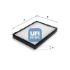Filter, Innenraumluft UFI 53.151.00