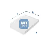 Filter, Innenraumluft UFI 53.152.00