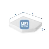 Filter, Innenraumluft UFI 53.153.00