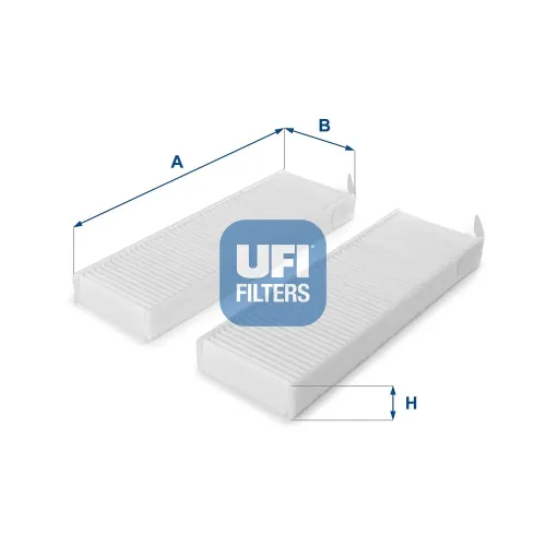 Filter, Innenraumluft UFI 53.154.00 Bild Filter, Innenraumluft UFI 53.154.00