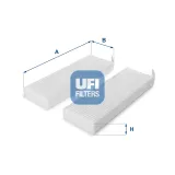 Filter, Innenraumluft UFI 53.154.00