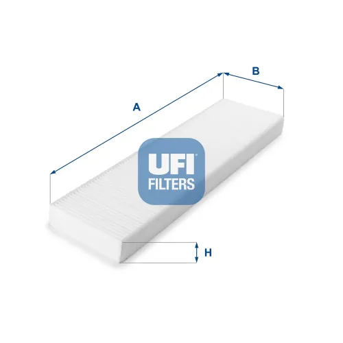 Filter, Innenraumluft UFI 53.156.00 Bild Filter, Innenraumluft UFI 53.156.00