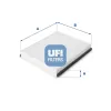 Filter, Innenraumluft UFI 53.159.00