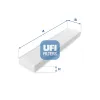 Filter, Innenraumluft UFI 53.162.00