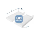 Filter, Innenraumluft UFI 53.164.00