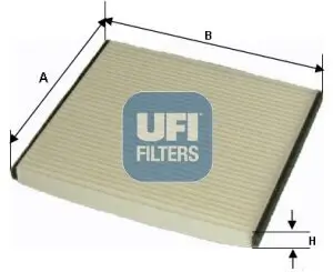 Filter, Innenraumluft UFI 53.184.00 Bild Filter, Innenraumluft UFI 53.184.00