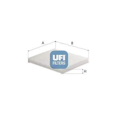 Filter, Innenraumluft UFI 53.186.00 Bild Filter, Innenraumluft UFI 53.186.00