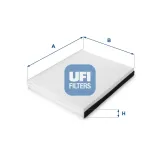 Filter, Innenraumluft UFI 53.189.00