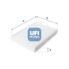 Filter, Innenraumluft UFI 53.206.00