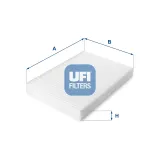 Filter, Innenraumluft UFI 53.206.00