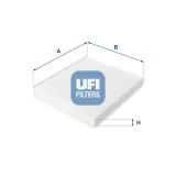 Filter, Innenraumluft UFI 53.209.00