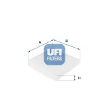 Filter, Innenraumluft UFI 53.210.00