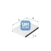 Filter, Innenraumluft UFI 53.211.00