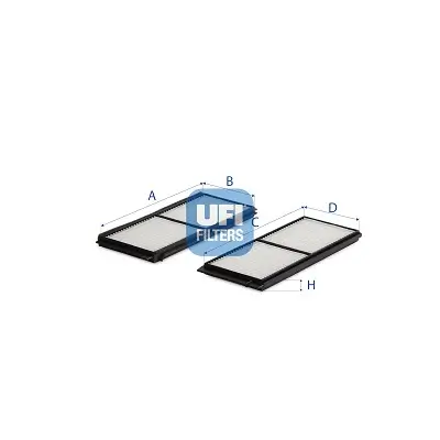 Filter, Innenraumluft UFI 53.219.00 Bild Filter, Innenraumluft UFI 53.219.00