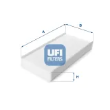 Filter, Innenraumluft UFI 53.227.00