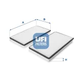 Filter, Innenraumluft UFI 53.228.00