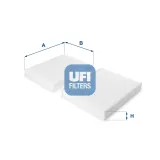 Filter, Innenraumluft UFI 53.229.00