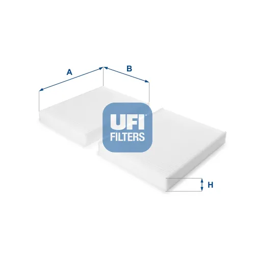 Filter, Innenraumluft UFI 53.229.00 Bild Filter, Innenraumluft UFI 53.229.00