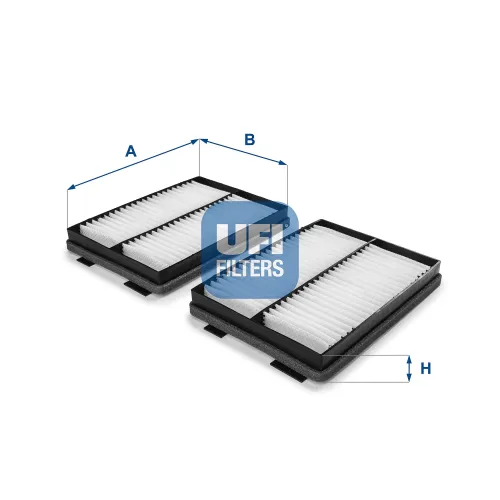 Filter, Innenraumluft UFI 53.234.00 Bild Filter, Innenraumluft UFI 53.234.00