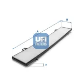 Filter, Innenraumluft UFI 53.236.00