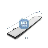 Filter, Innenraumluft UFI 53.236.00