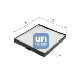 Filter, Innenraumluft UFI 53.240.00