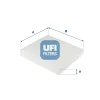 Filter, Innenraumluft UFI 53.246.00