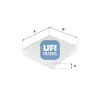 Filter, Innenraumluft UFI 53.249.00