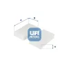 Filter, Innenraumluft UFI 53.253.00