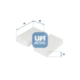 Filter, Innenraumluft UFI 53.253.00