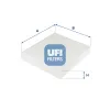 Filter, Innenraumluft UFI 53.254.00