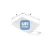 Filter, Innenraumluft UFI 53.273.00