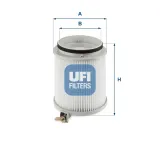 Filter, Innenraumluft UFI 53.292.00