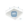 Filter, Innenraumluft UFI 53.294.00