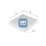 Filter, Innenraumluft UFI 53.294.00