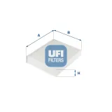 Filter, Innenraumluft UFI 53.299.00