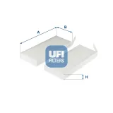 Filter, Innenraumluft UFI 53.311.00