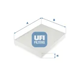 Filter, Innenraumluft UFI 53.312.00