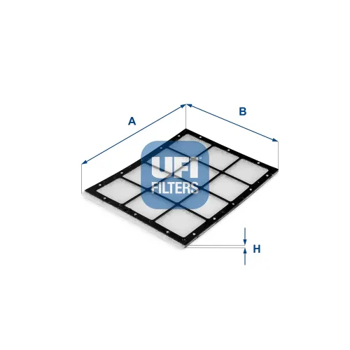 Filter, Innenraumluft UFI 53.317.00 Bild Filter, Innenraumluft UFI 53.317.00
