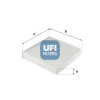 Filter, Innenraumluft UFI 53.321.00