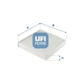 Filter, Innenraumluft UFI 53.321.00