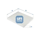 Filter, Innenraumluft UFI 53.326.00