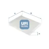 Filter, Innenraumluft UFI 53.331.00