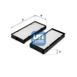 Filter, Innenraumluft UFI 53.333.00