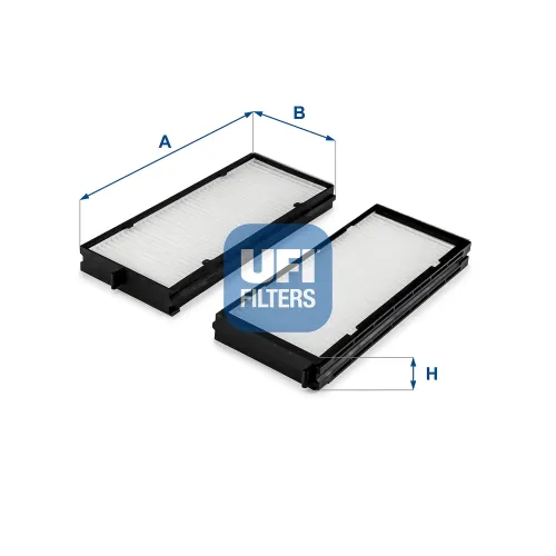 Filter, Innenraumluft UFI 53.333.00 Bild Filter, Innenraumluft UFI 53.333.00