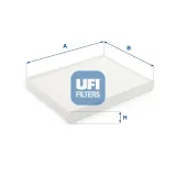 Filter, Innenraumluft UFI 53.379.00