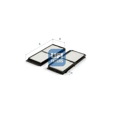 Filter, Innenraumluft UFI 53.397.00 Bild Filter, Innenraumluft UFI 53.397.00