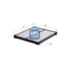 Filter, Innenraumluft UFI 53.570.00